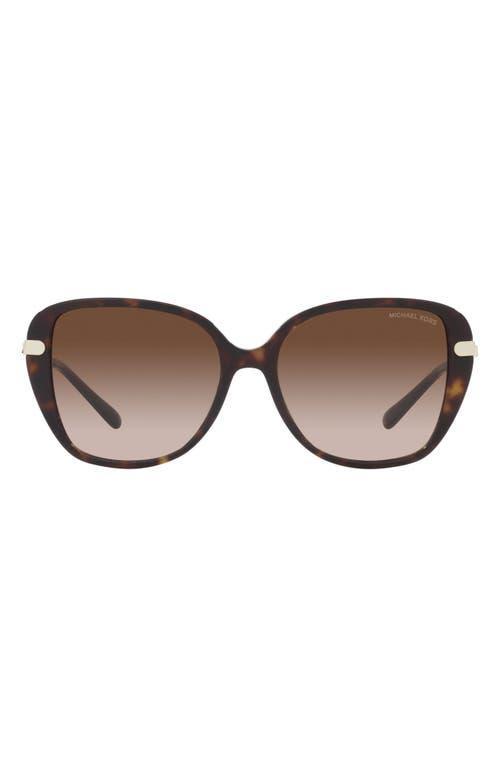 Michael Kors Flatiron 56mm Gradient Square Sunglasses Product Image