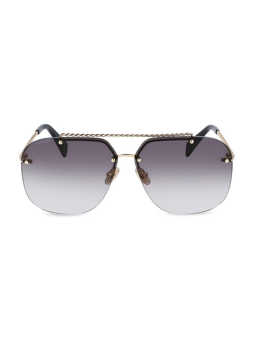 Womens Babe 64MM Aviator Sunglasses Product Image