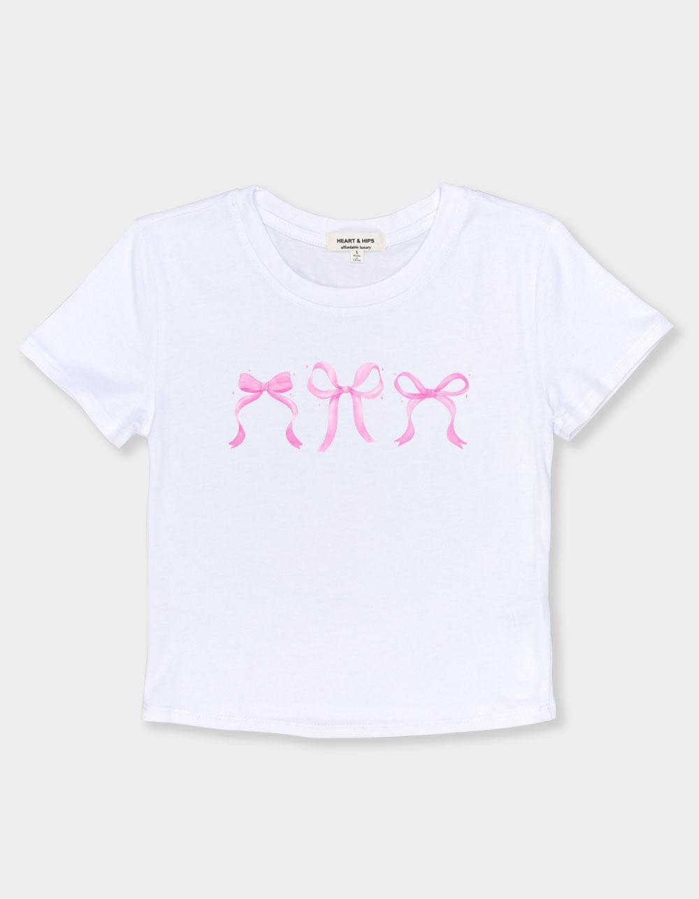 BOW Trio Womens Baby Tee Product Image