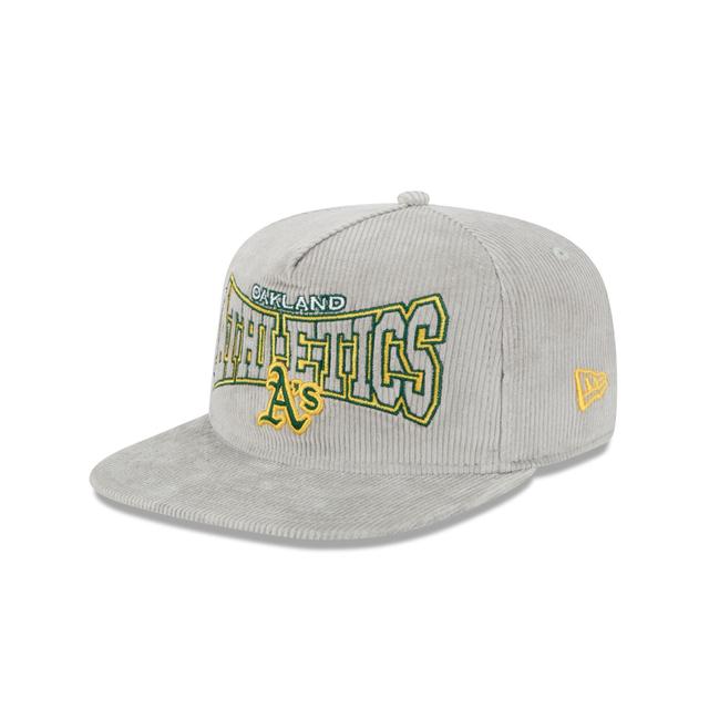 Oakland Athletics Gray Cord Golfer Hat Male Product Image