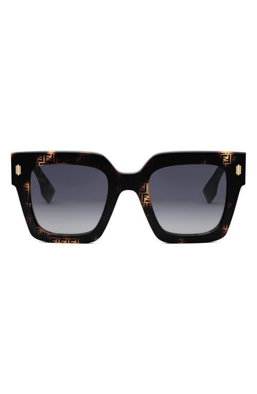 Fendi Roma 50mm Square Sunglasses Product Image