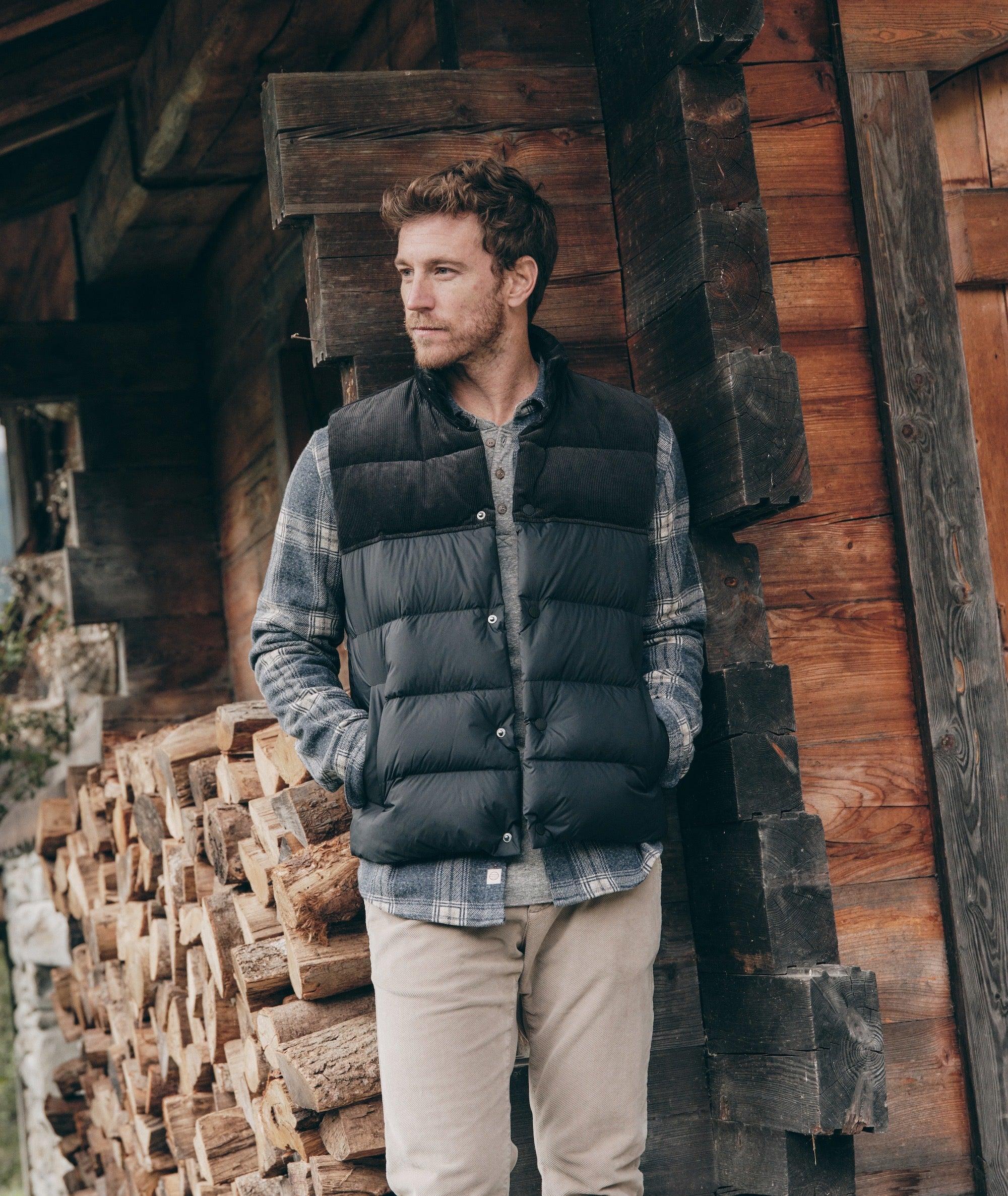 Miles Corduroy Puffer Vest Product Image