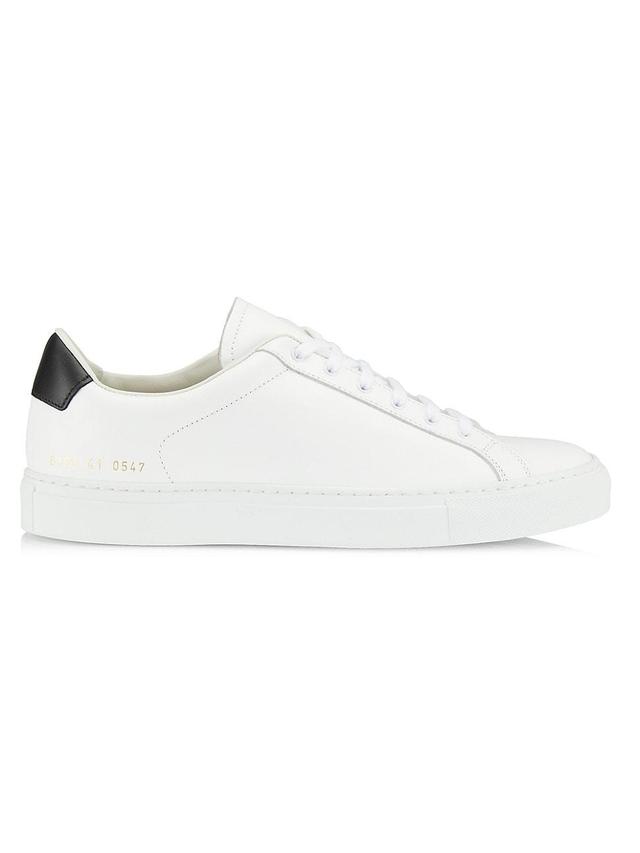 Womens Retro Low Leather Sneakers Product Image