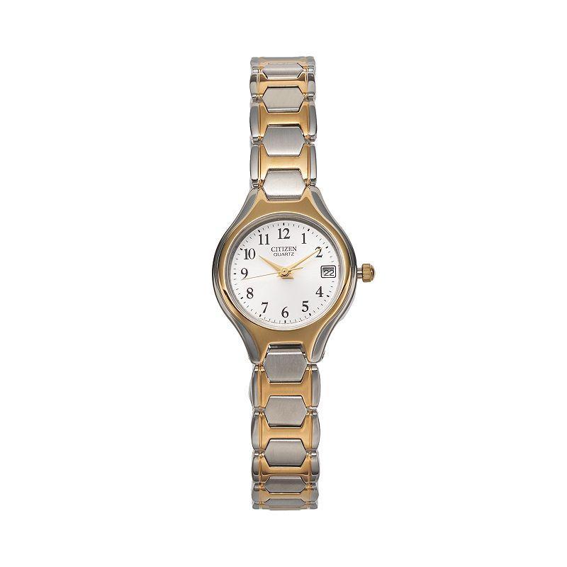 Citizen Womens Easy Reader Stainless Steel Watch, Two Tone Product Image