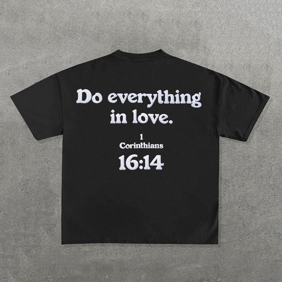 Sopula Do Everything In Love Graphic Cotton T-Shirt Product Image