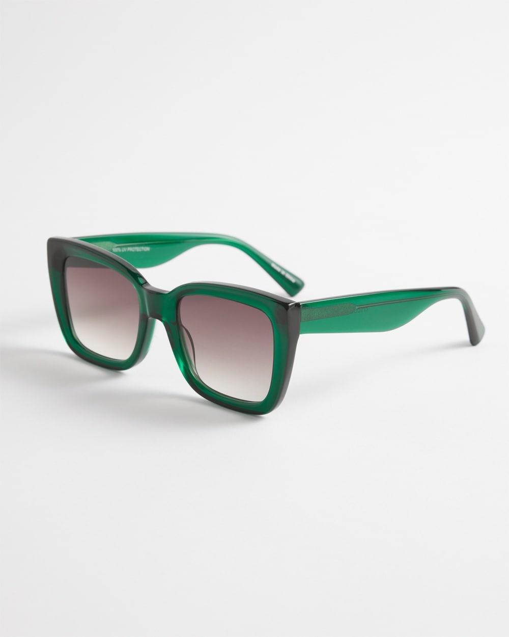 Green Square Sunglasses   Chico's - Green - Women Product Image