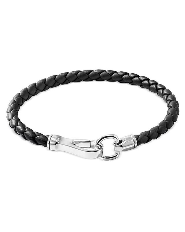 John Hardy Mens Braided Leather Bracelet Product Image