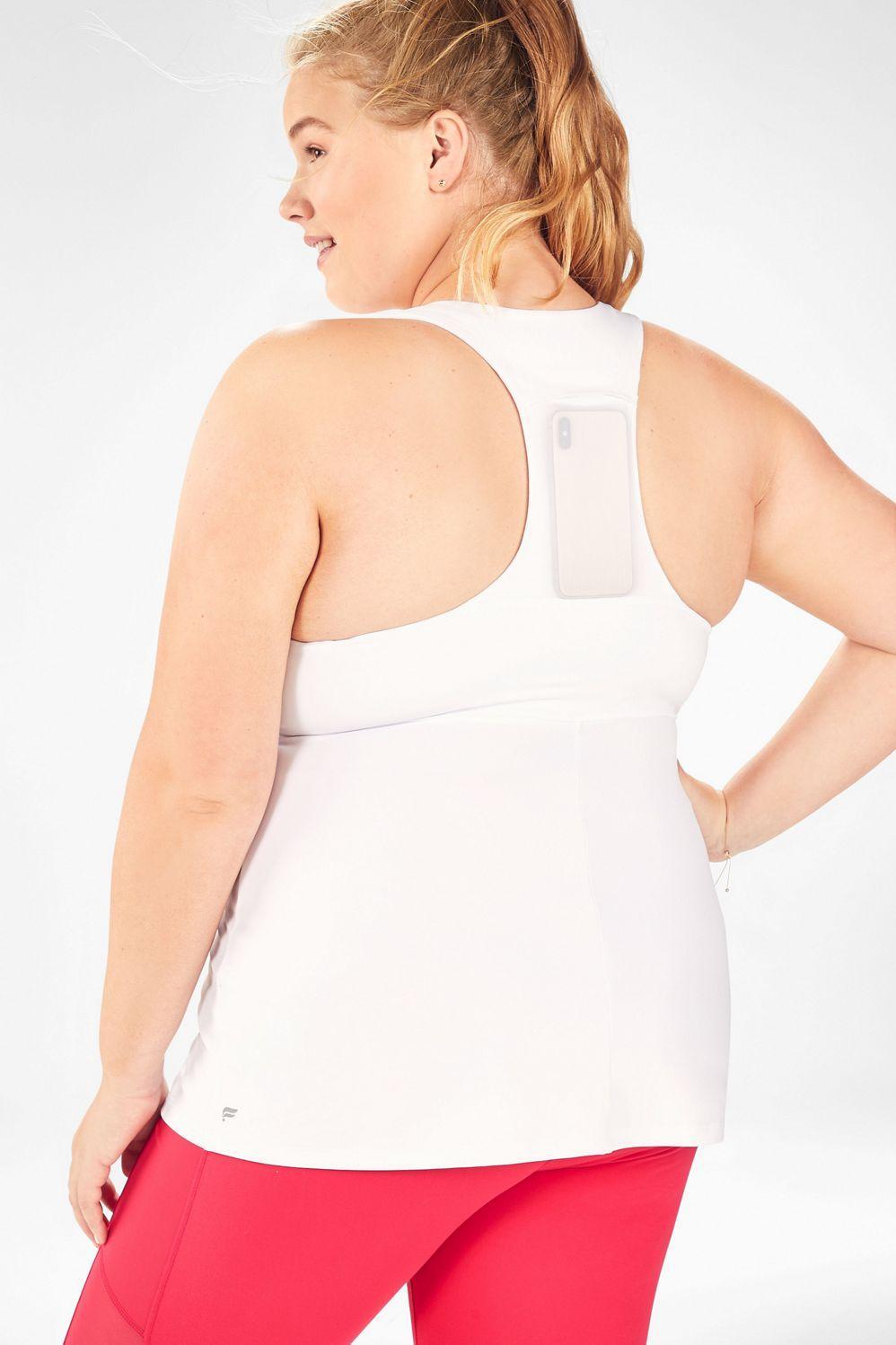 Fabletics On-the-Go Built-In Tank Womens white Size XXS product image