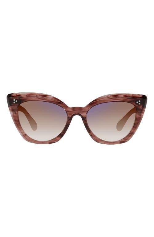 Oliver Peoples Laiya 55mm Gradient Butterfly Sunglasses Product Image