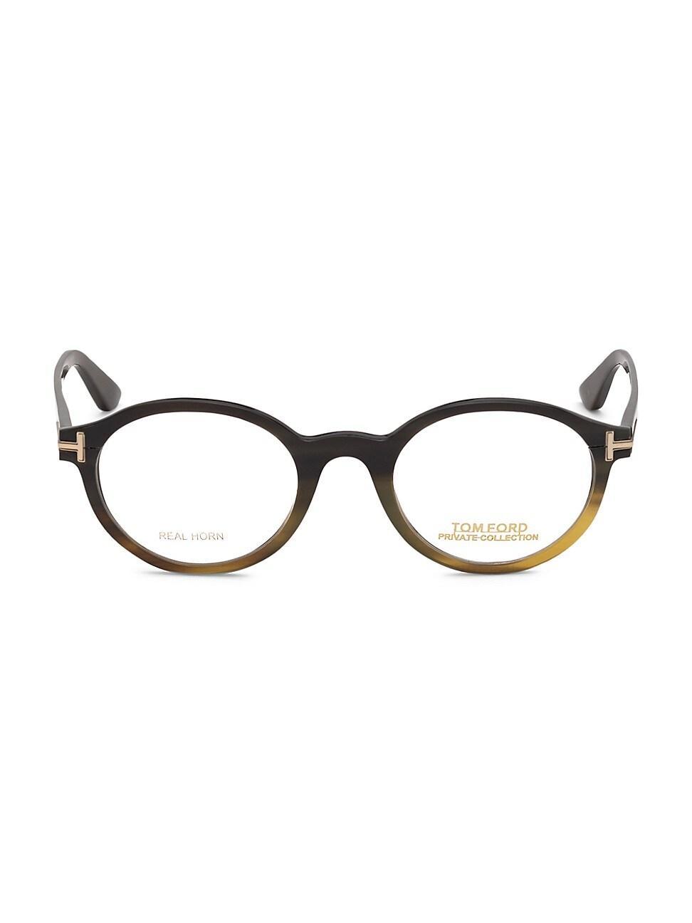 Mens Private 49MM Round Optical Glasses Product Image