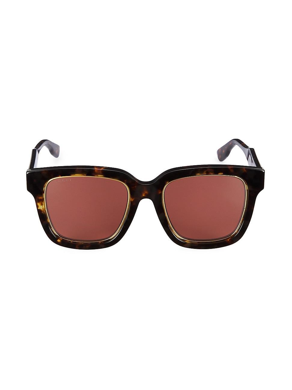 Womens Gucci Logo 52MM Square Sunglasses Product Image