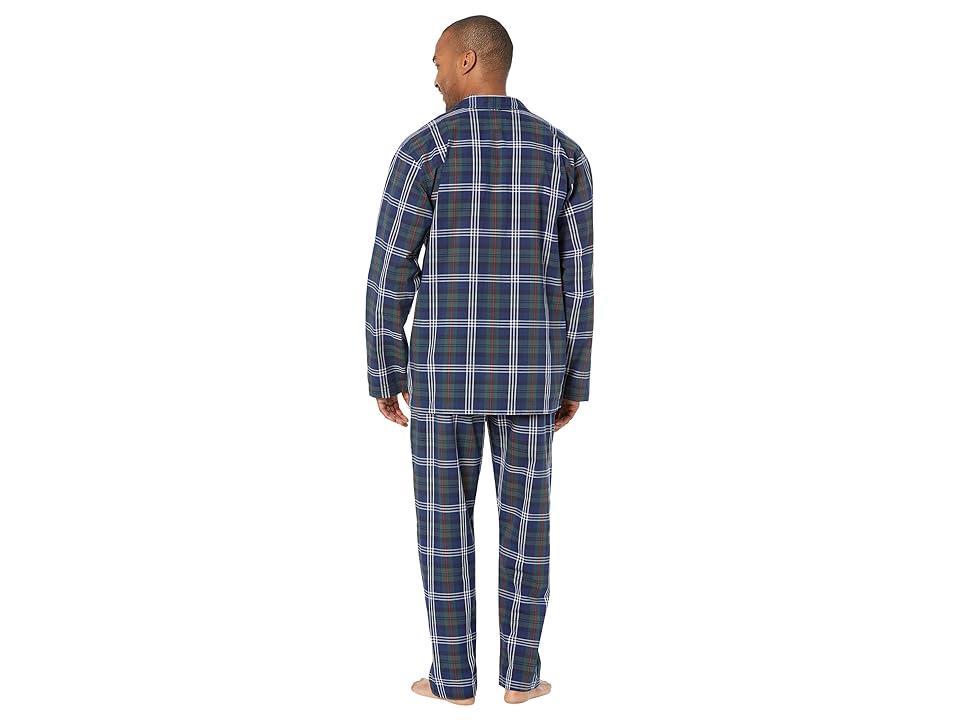 Polo Ralph Lauren Folded Woven Long Sleeve PJ Top PJ Pants (Carson Plaid/RL2000 Red Pony Print) Men's Pajama Sets Product Image