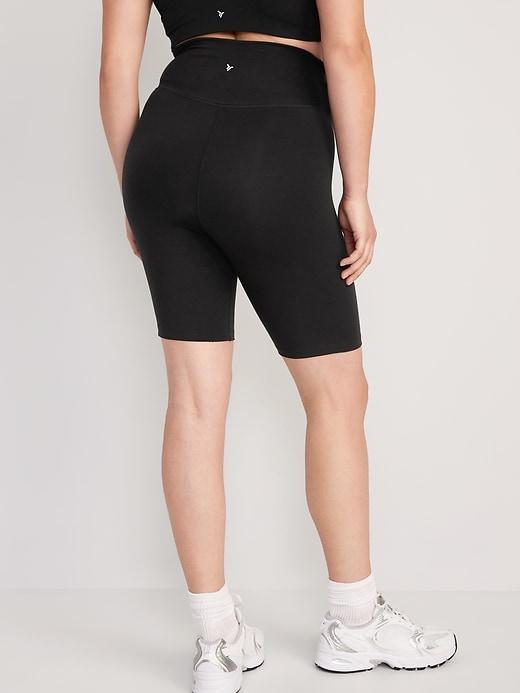 Extra High-Waisted PowerChill Biker Shorts -- 8-inch inseam Product Image