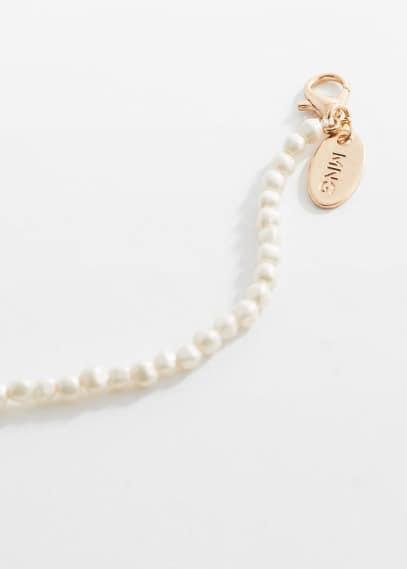 MANGO - Pearl necklace - One size - Women Product Image