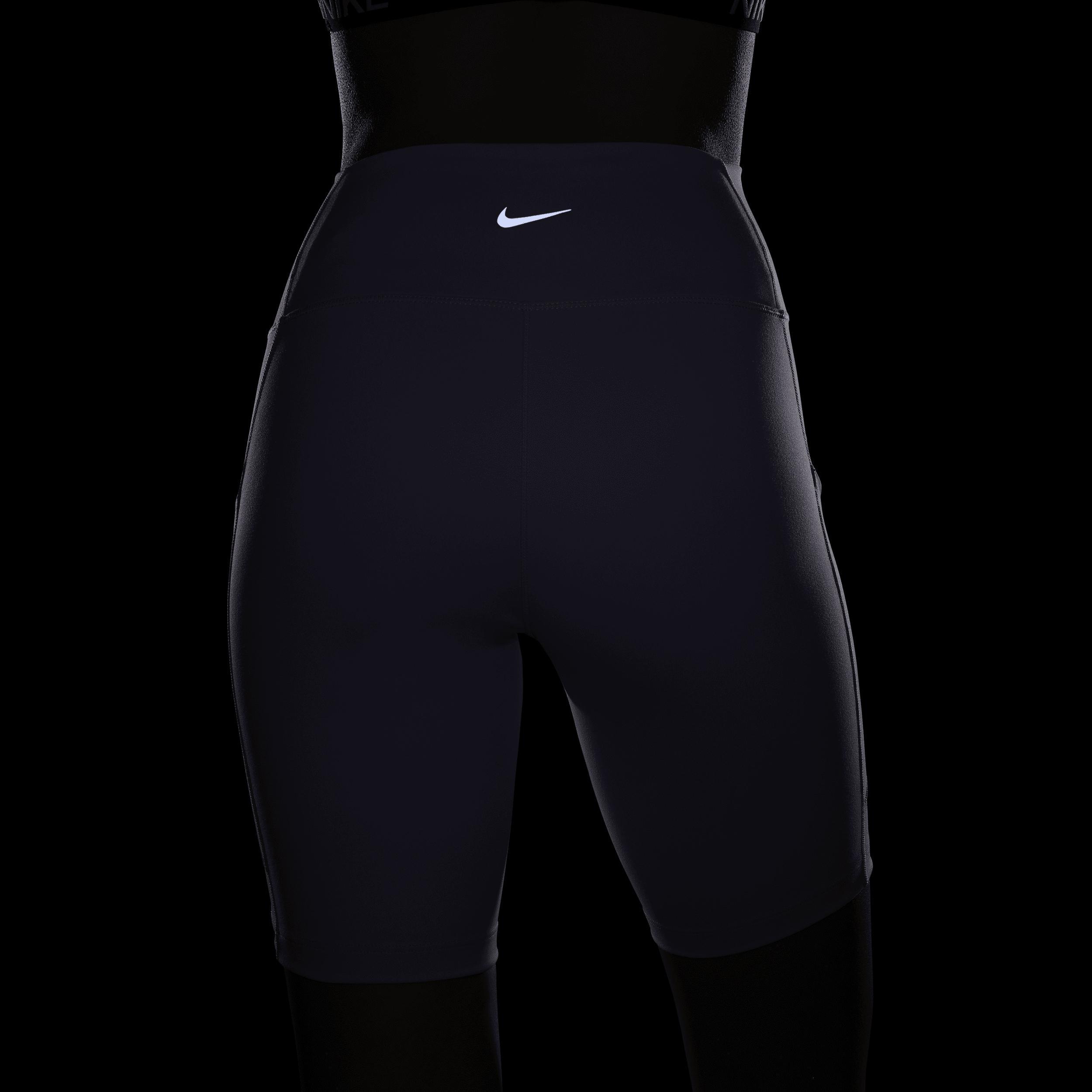 Nike Women's One High-Waisted 8" Biker Shorts with Pockets Product Image