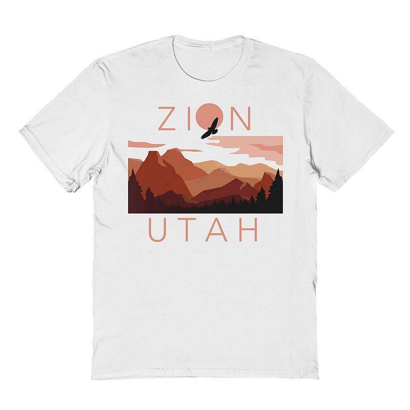 Mens Country Parks Zion Utah Graphic Tee Product Image