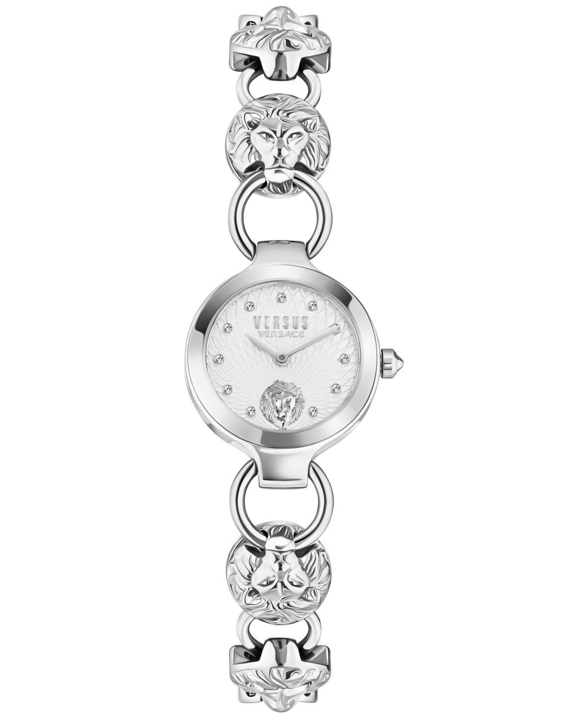 Versace Versus Versace Womens Broadwood Petite Analog Red Dial Gold Stainless Steel Bracelet Watch Product Image