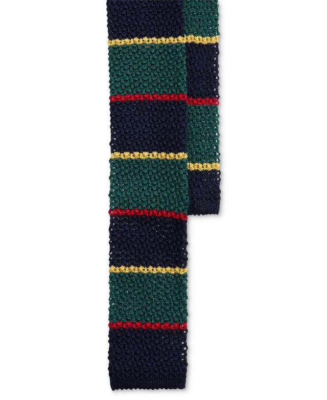 Polo Ralph Lauren Mens Striped Knit Wool Tie Product Image