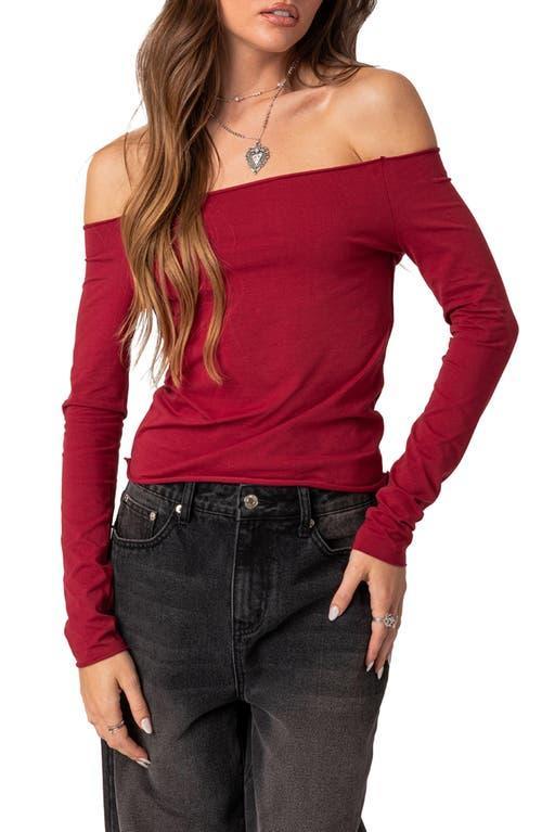 EDIKTED Baldwin Off the Shoulder Top Product Image