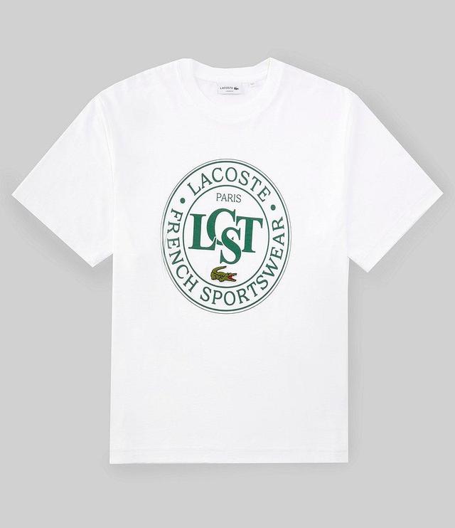 Lacoste Printed Graphic Short Sleeve T-Shirt Product Image