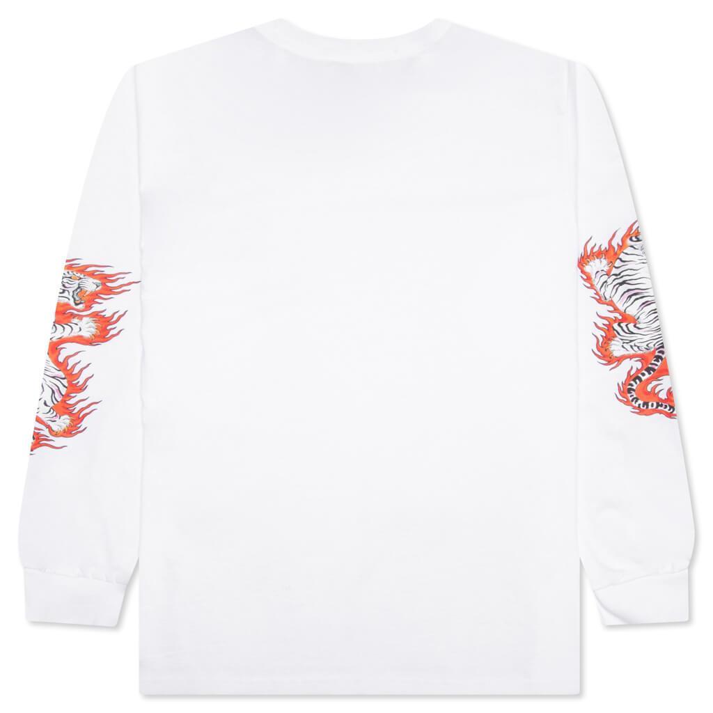 Tim Lehi Crewneck L/S T-Shirt Type-1 - White Male Product Image