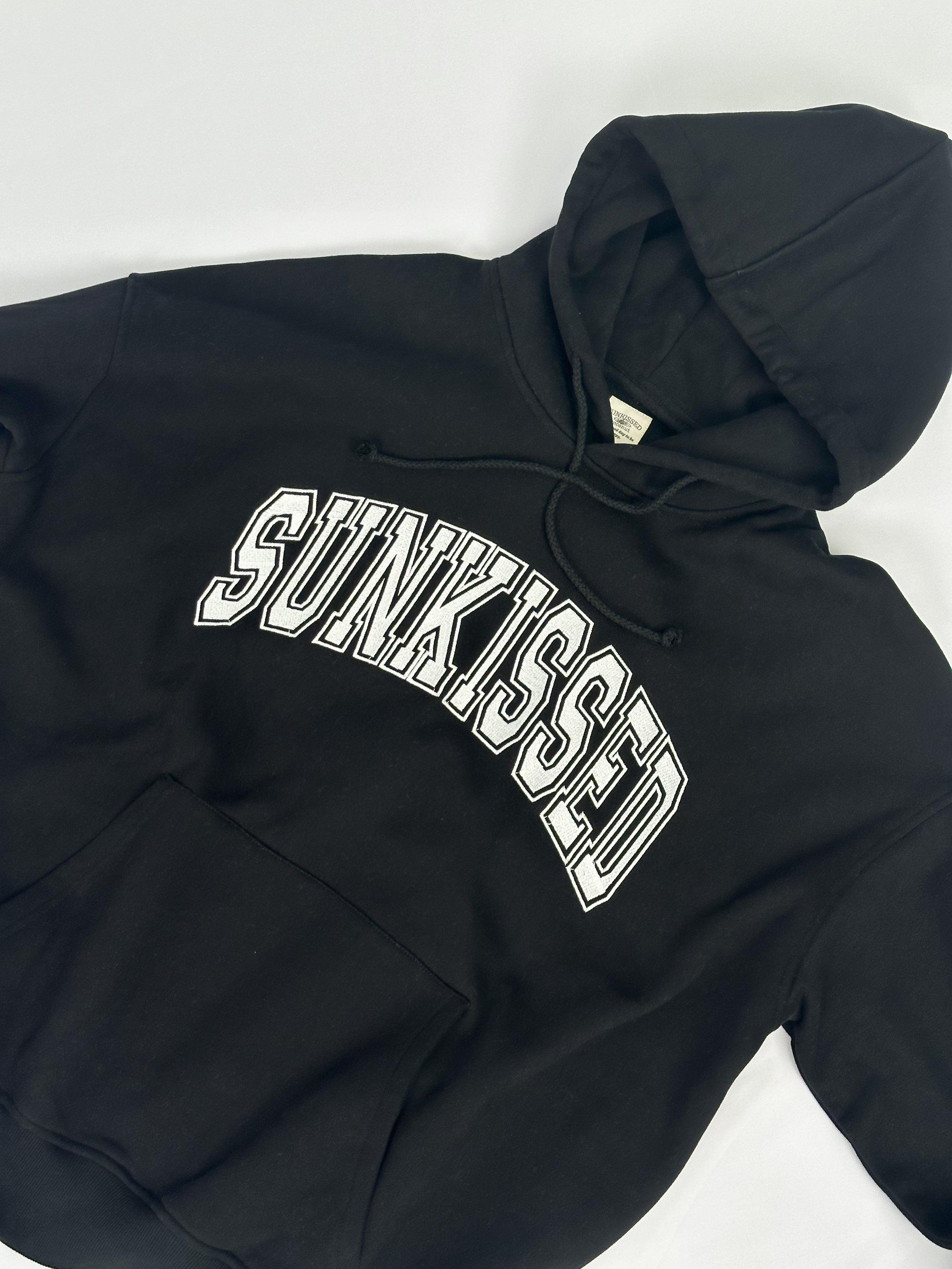 Black Sunkissed Varsity Embroider Hoodie Product Image