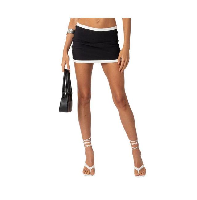 EDIKTED Sutton Rib Miniskirt Product Image