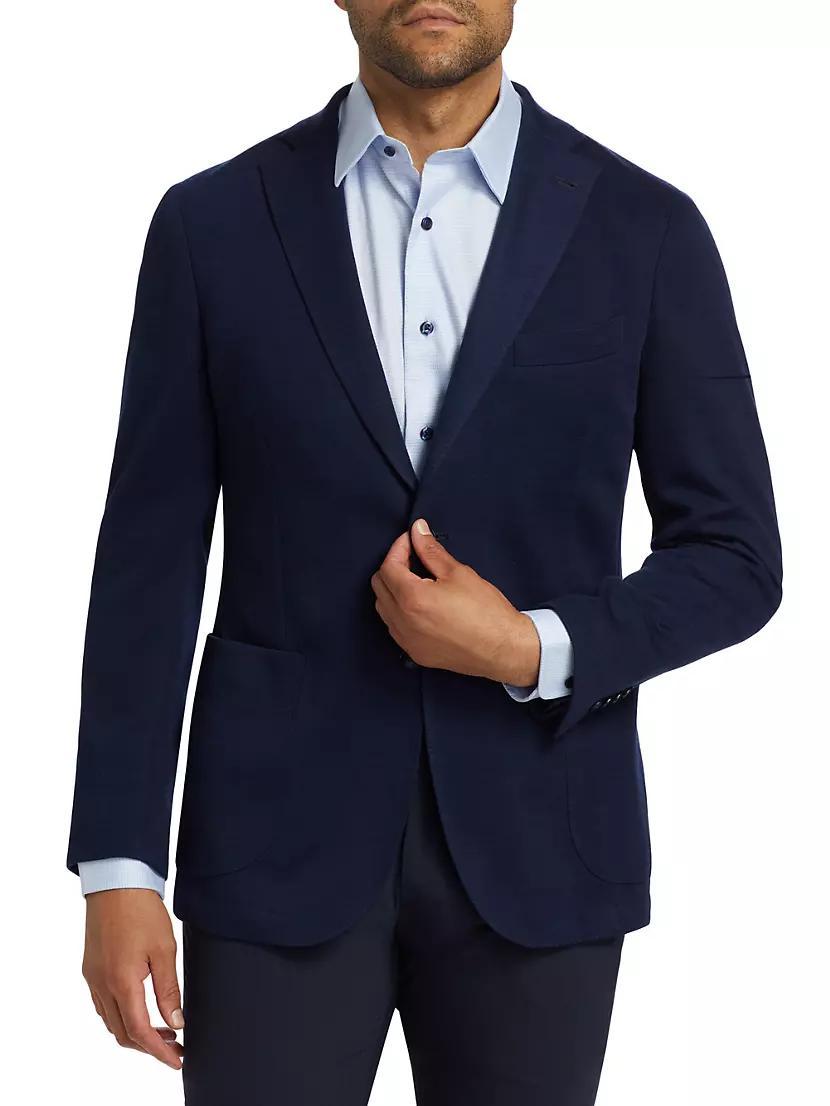 Mens COLLECTION Wool Compact Knit Sport Coat Product Image