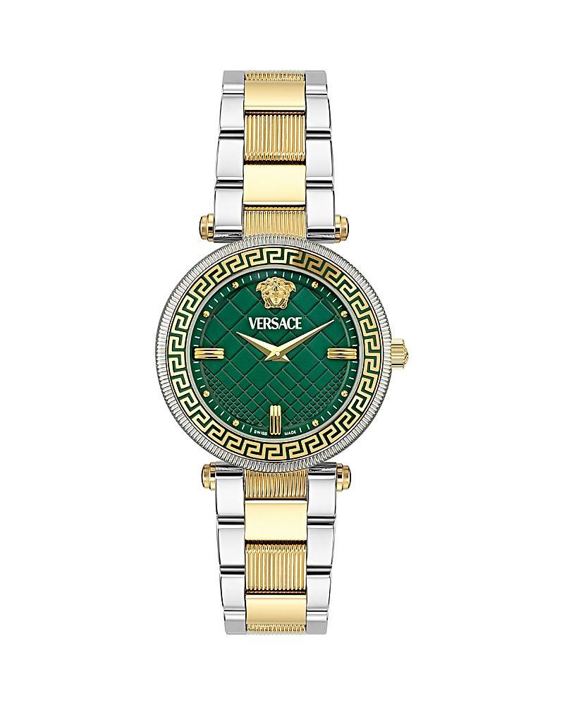 Versace Womens Swiss Two-Tone Stainless Steel Bracelet Watch 35mm Product Image