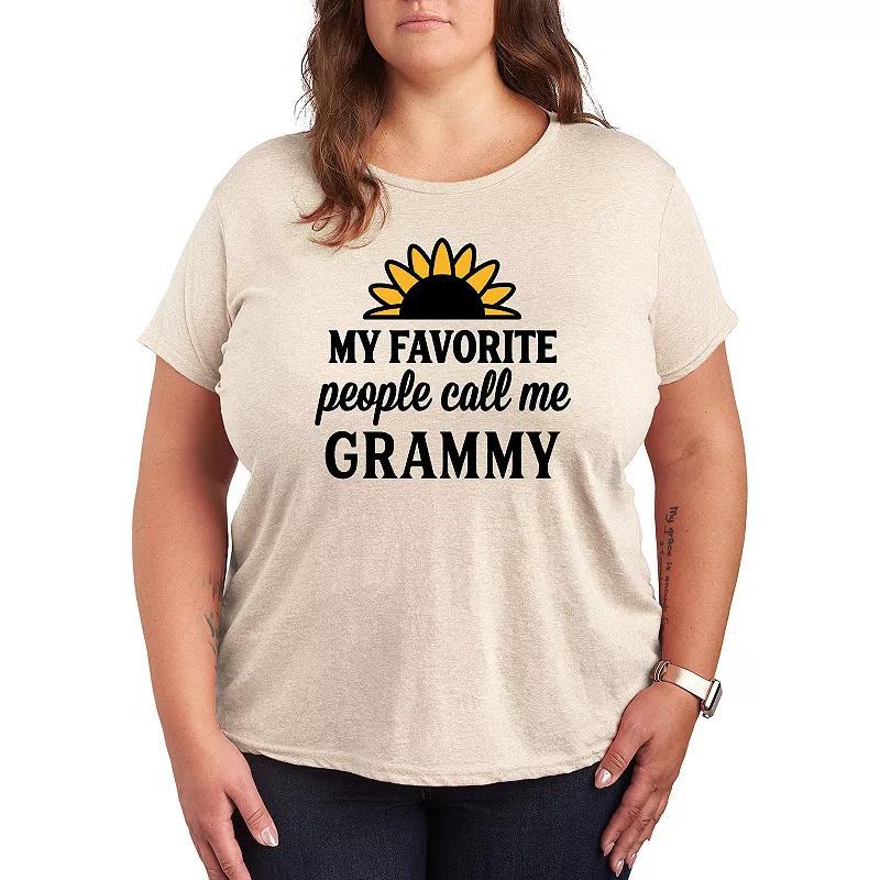 Plus Favorite People Grammy Graphic Tee, Womens Product Image