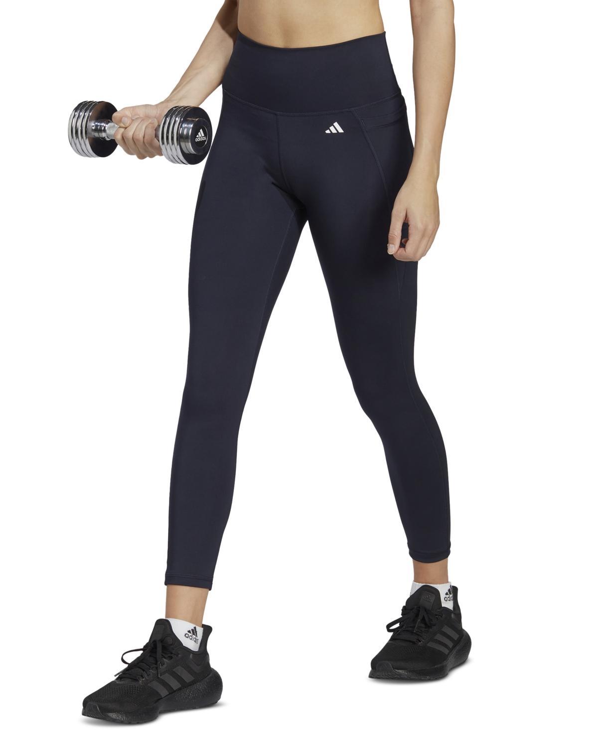 Womens adidas Optime Stash Pocket High-Waisted 7/8 Leggings Product Image