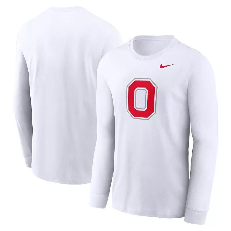 Mens Nike Ohio State Buckeyes Alternate Logo Long Sleeve T-Shirt Product Image