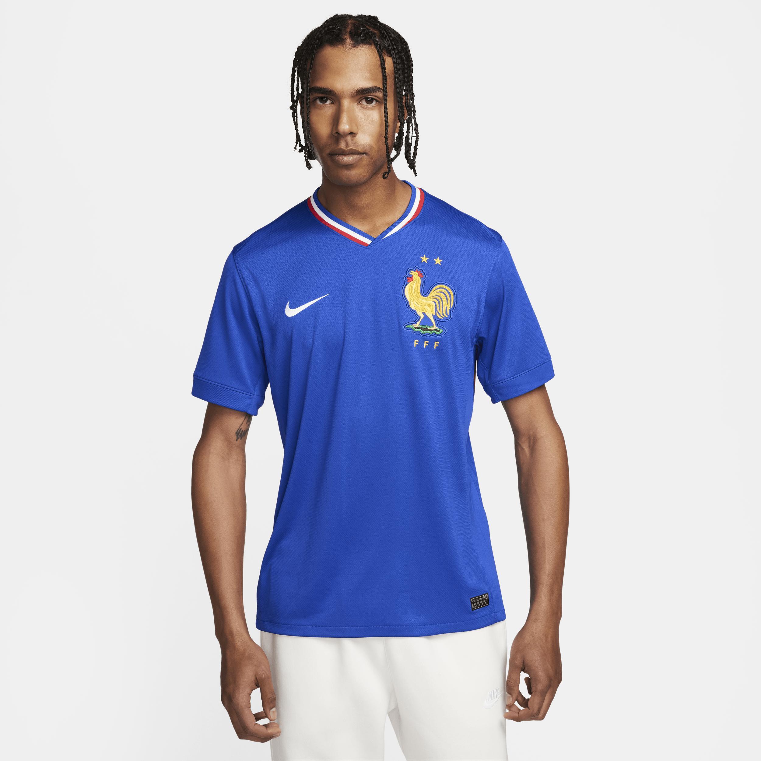 Nike Mens Blue France National Team 2024 Home Replica Blank Jersey - Blue Product Image