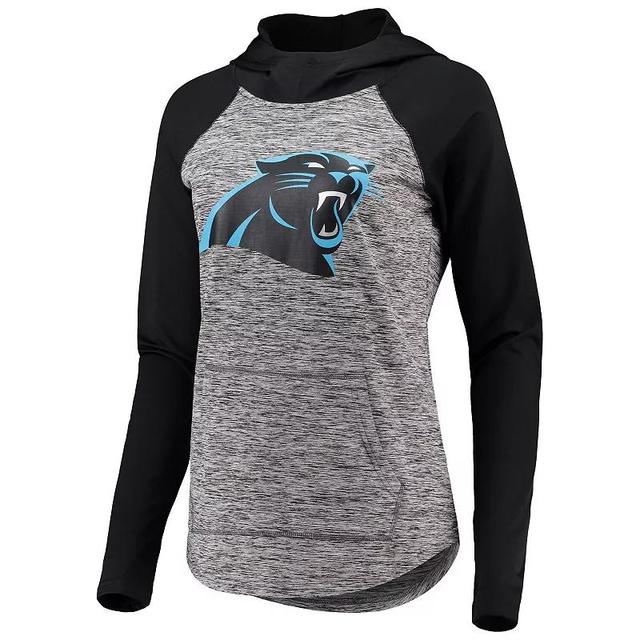 Womens G-III 4Her by Carl Banks Heathered Gray/Black Carolina Panthers Championship Ring Pullover Hoodie Product Image