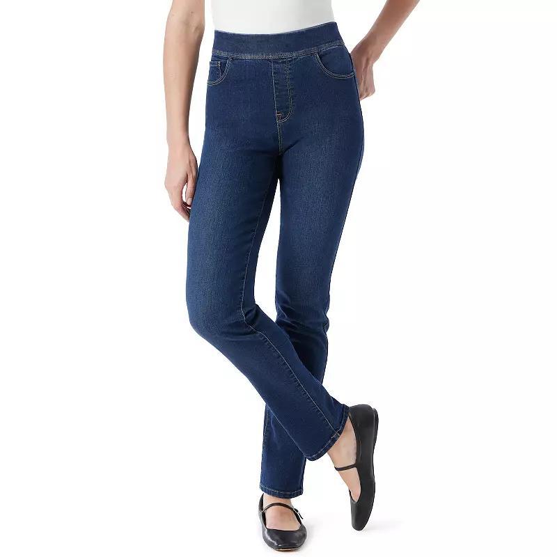 Womens Gloria Vanderbilt Amanda Slim Straight Pull-On Jeggings Product Image