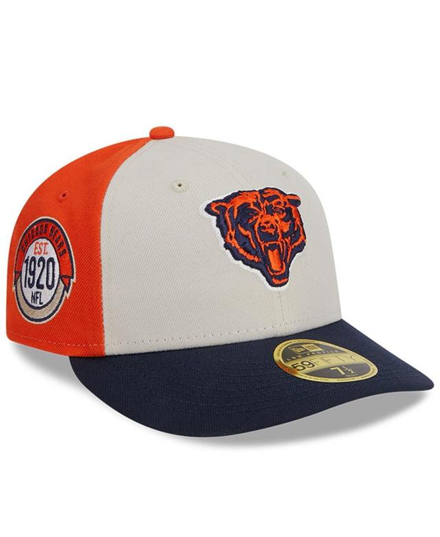 Mens New Era Cream Chicago Bears 2023 Sideline Historic Low Profile 59FIFTY Fitted Hat - Cream Product Image