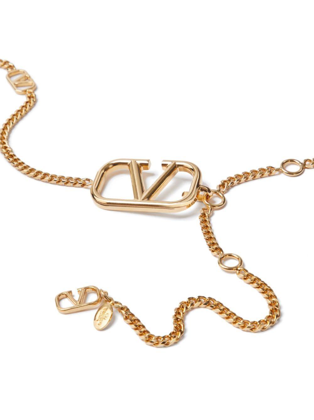 Vlogo Signature Chain Belt In Gold Product Image