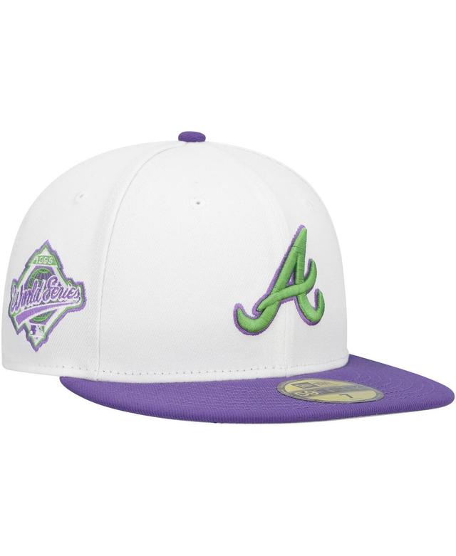 Mens New Era Atlanta Braves Side Patch 59FIFTY Fitted Hat Product Image