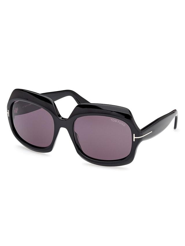 Womens Ren 60MM Geometric Sunglasses Product Image