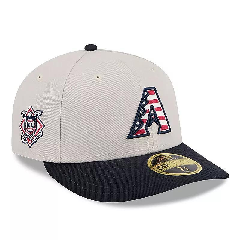 New Era Mens Black Arizona Diamondbacks 2024 Fourth of July Low Profile 59FIFTY Fitted Hat Product Image