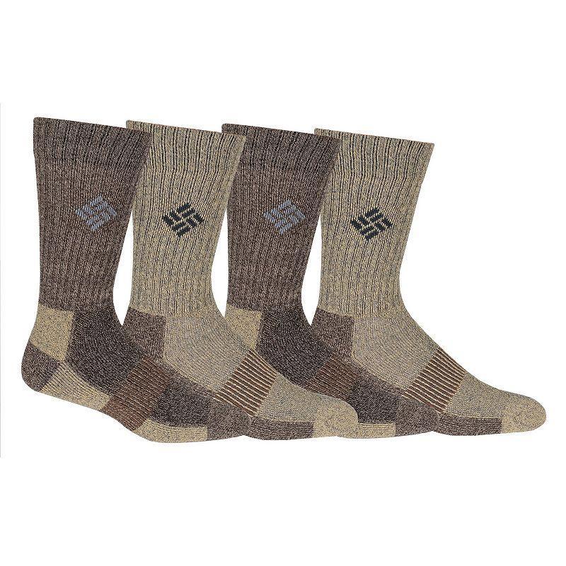 Mens Columbia 4-pack Space-Dye Crew Socks Product Image