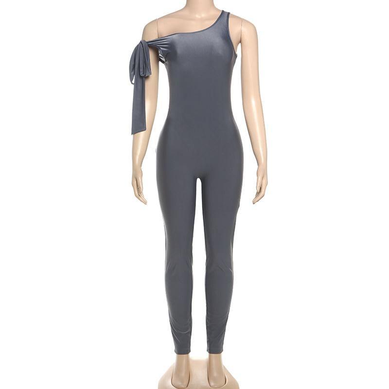 Sleeveless Plain Jumpsuit  Product Image