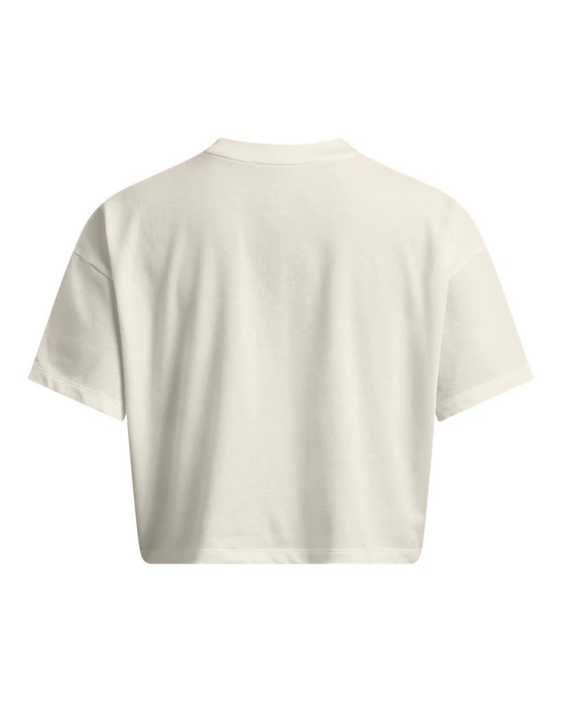 Women's UA Gameday Heavyweight Crop Boxy Collegiate T-Shirt Product Image