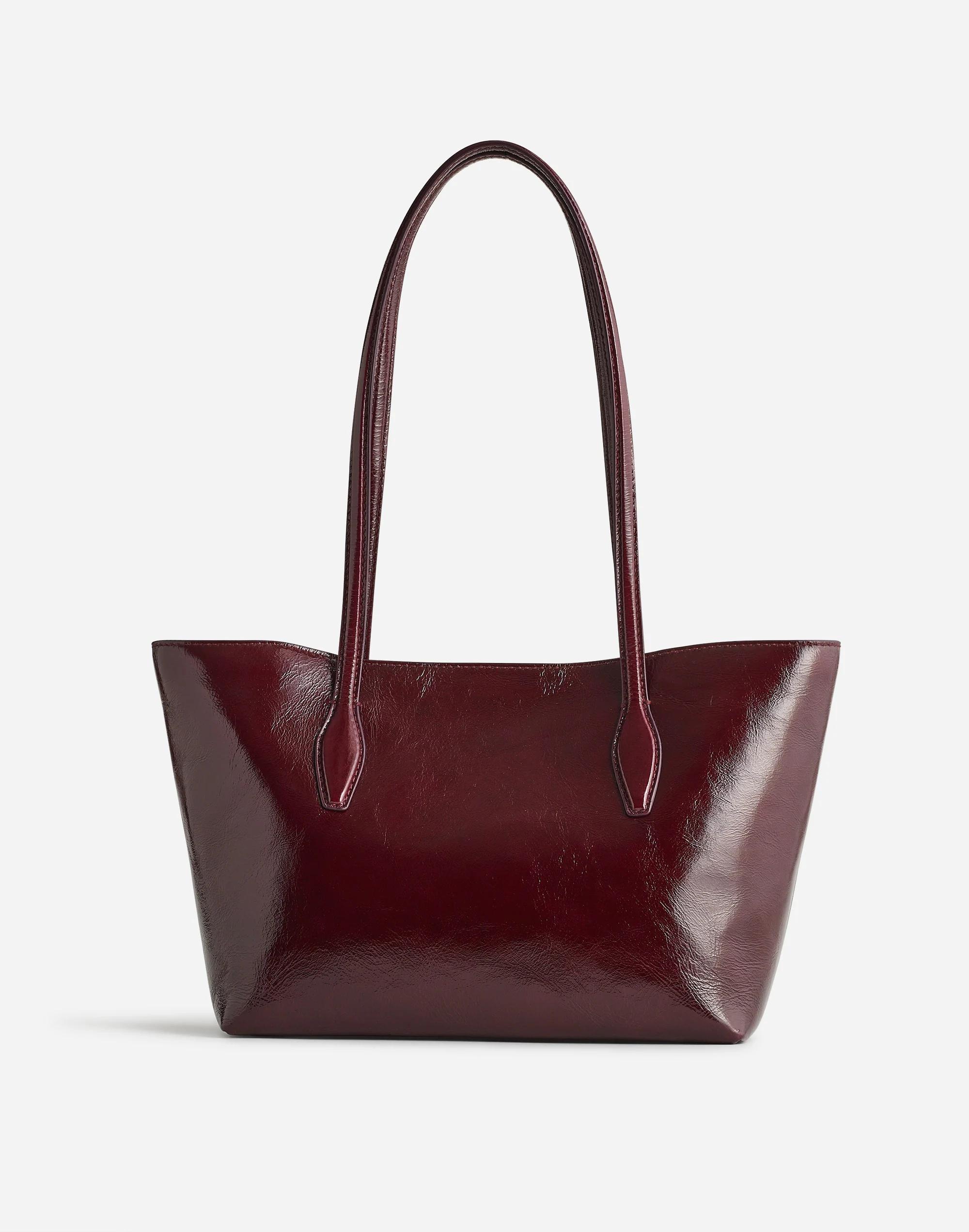 Mini Shopper Tote in Patent Leather Product Image