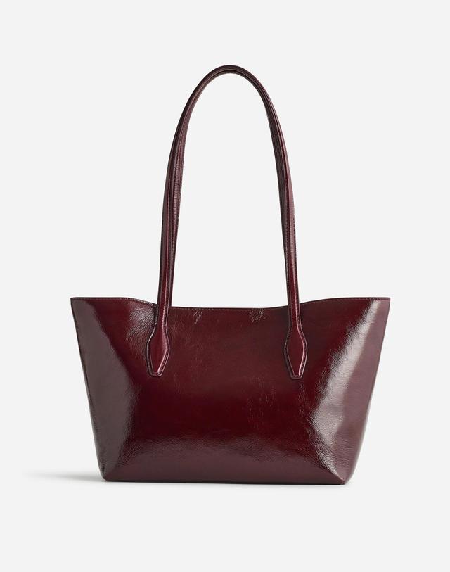 Mini Shopper Tote in Patent Leather Product Image