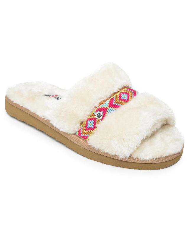 Minnetonka London Faux Fur Slides Product Image