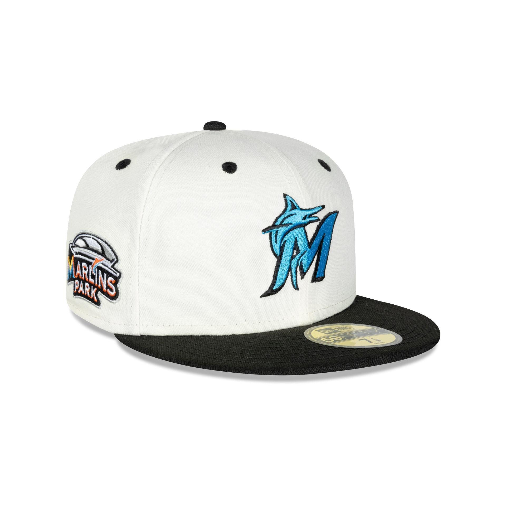 Miami Marlins Mascot Pin 59FIFTY Fitted Hat Male Product Image