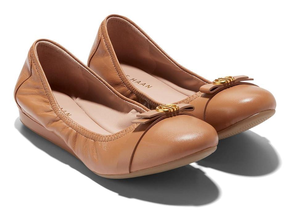 Cole Haan Tova Bow Ballet (Pecan Leather) Women's Shoes Product Image