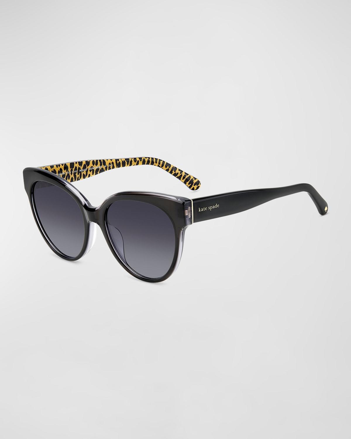 aubriela acetate round sunglasses Product Image