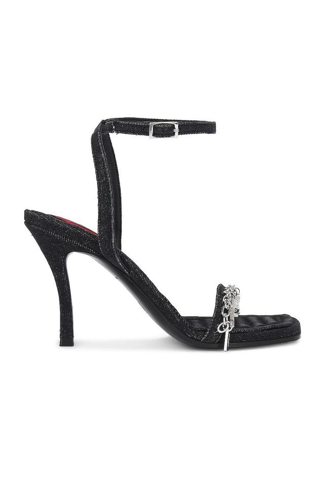 Diesel Vina Sandal in Black - Black. Size 36 (also in ). Product Image